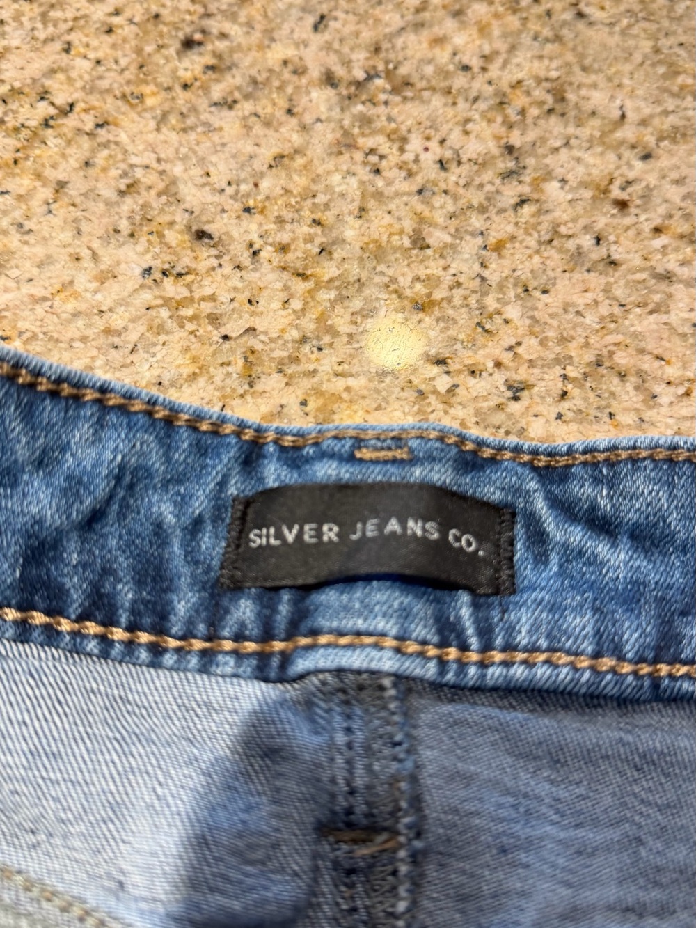 Silver Jeans Blue Denim Cuffed Jean Shorts - Picture 4 of 5